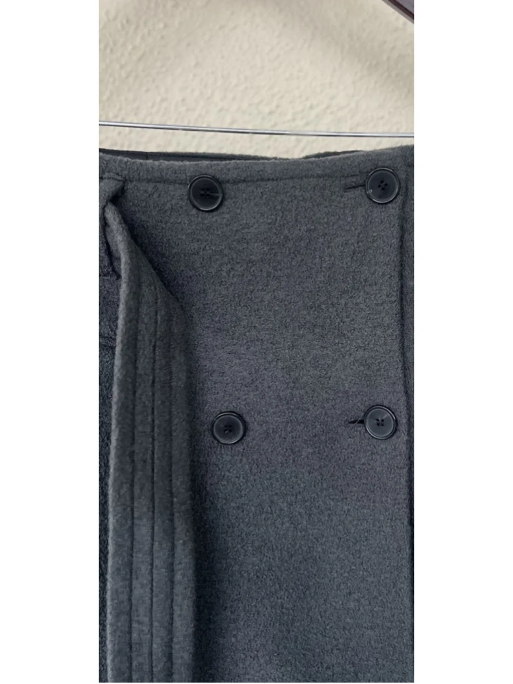 Zara Wool Collection Cargo Wrap MIDI Skirt S Thick Limited Edition Academia Prep